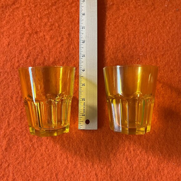 ARC FRANCE Amber Juice/Tumbler Glasses (2) - Picture 9 of 9